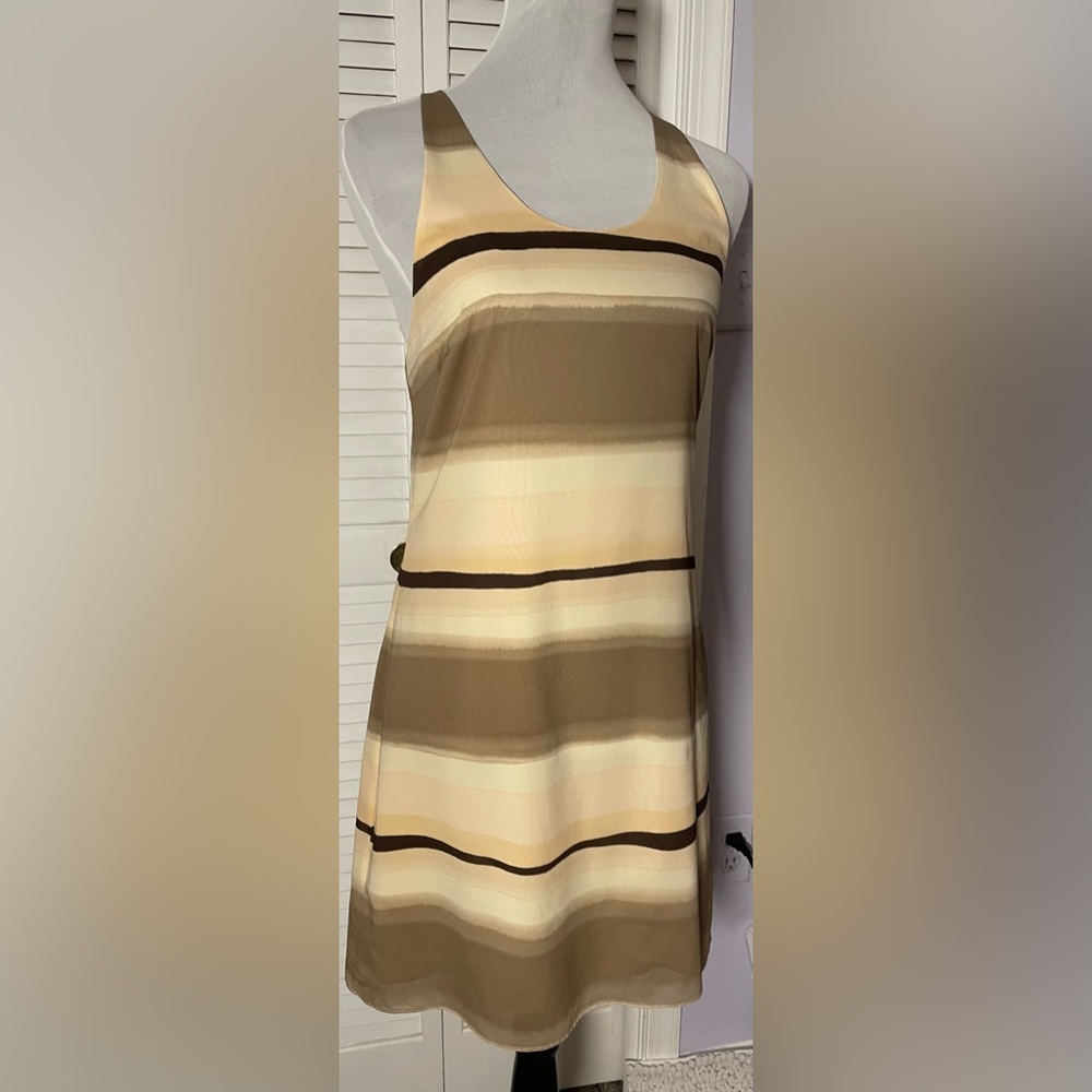 NWT Alice + Olivia Fleur Striped Tank Dress, Size Medium